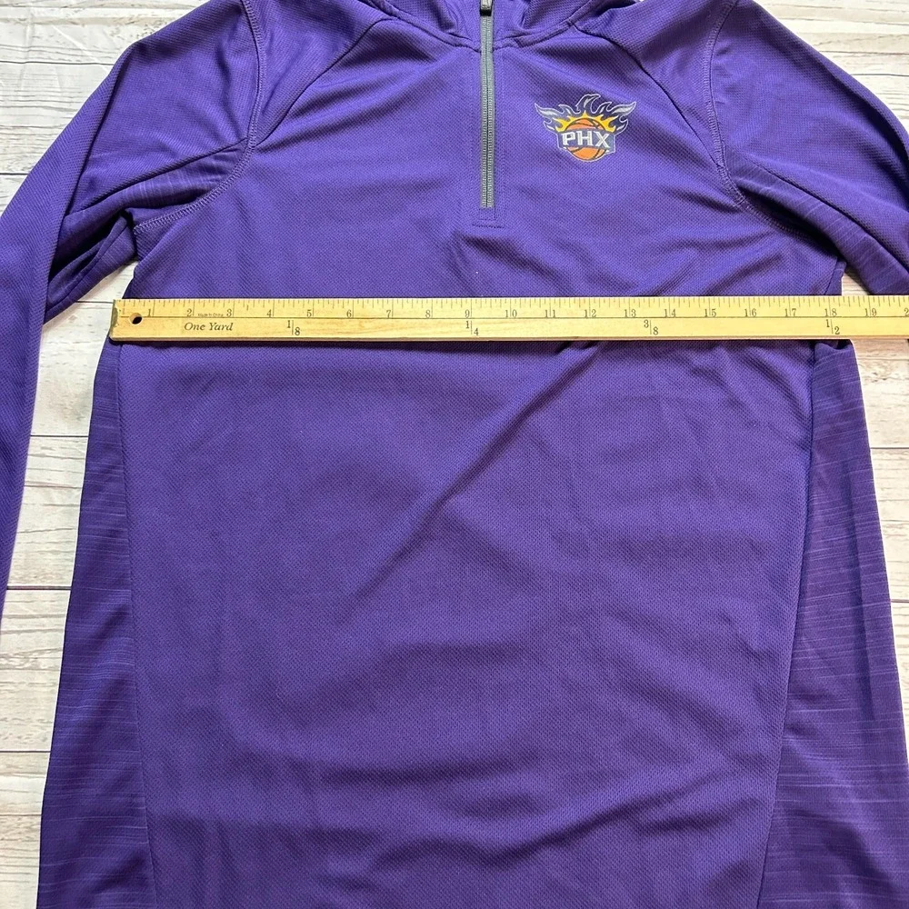 Phoenix Suns New NBA Jacket 1/4 Zip Team Purple Orange Pullover Youth XL‎ 18/20